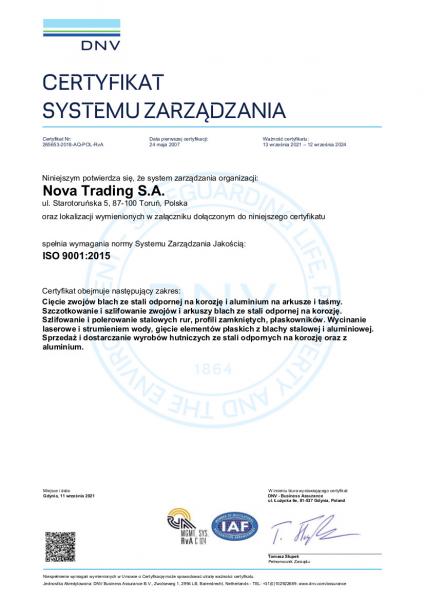 ISO 9001:2015 PL